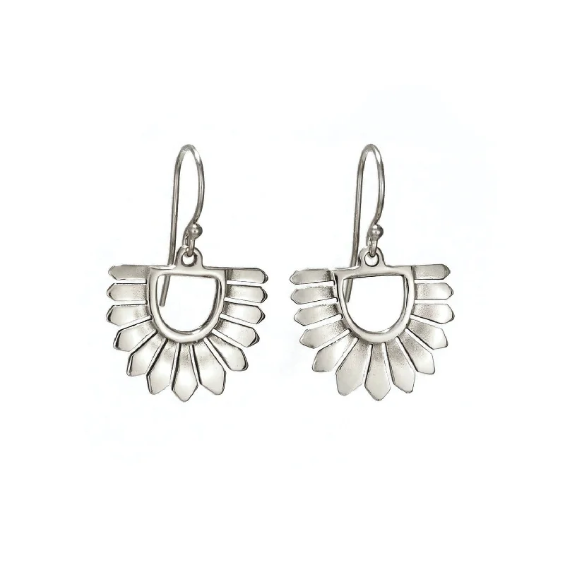 dainty pearl earrings for women-Osa Earrings Silver