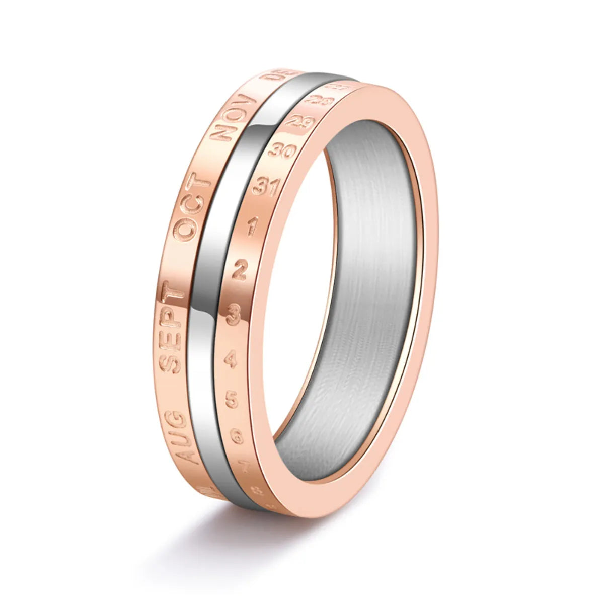 Rose Gold, Face Width 5.5mm