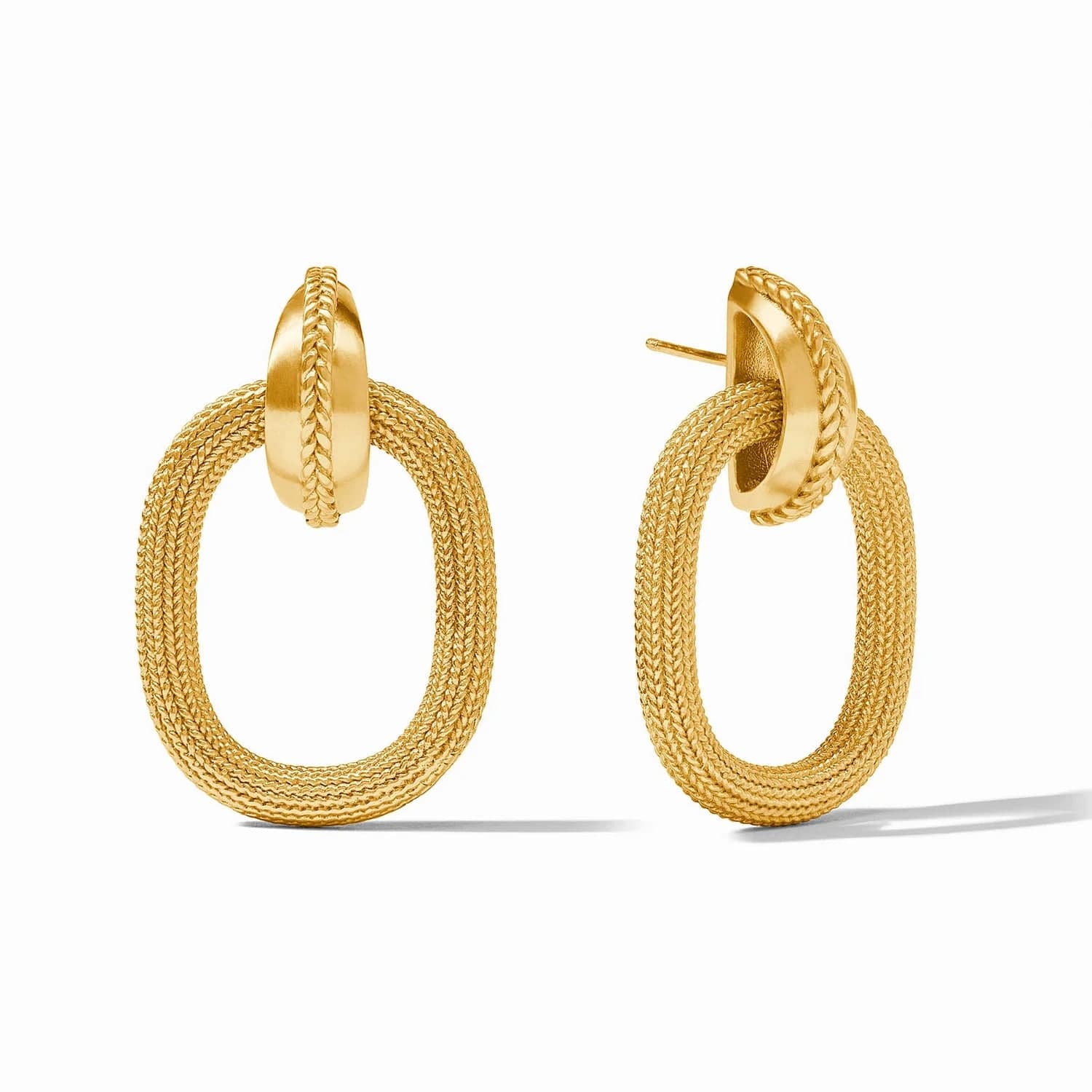 chunky earrings for women-Cheval Doorknocker Earrings