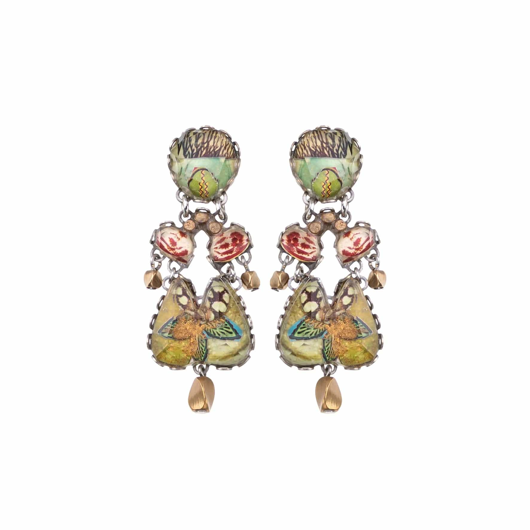 fashionable gemstone earrings for women-Dusk Eira Earrings