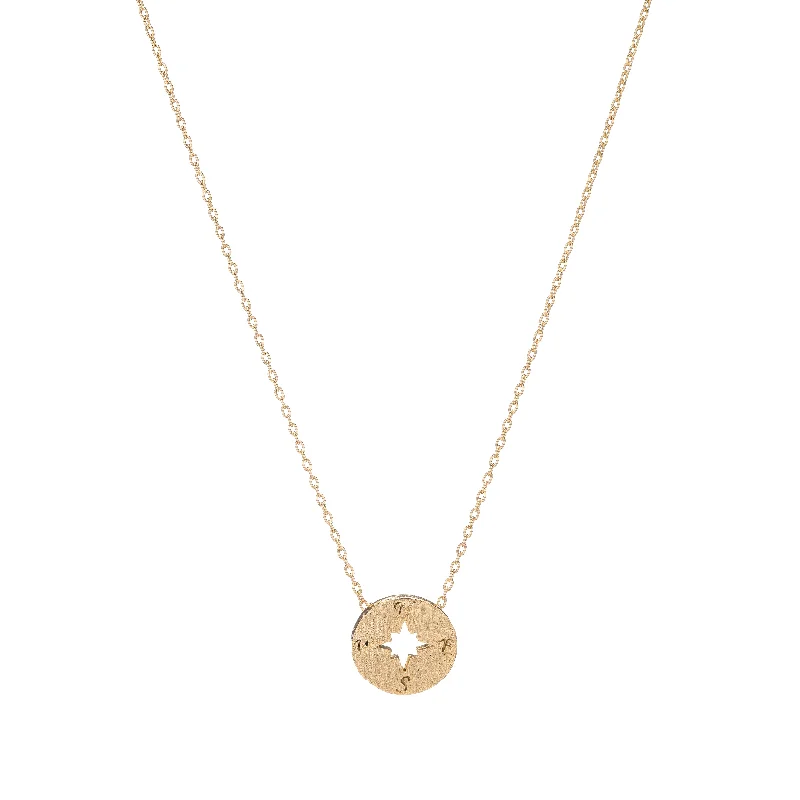 dainty pendant necklaces for women-Navigation Necklace