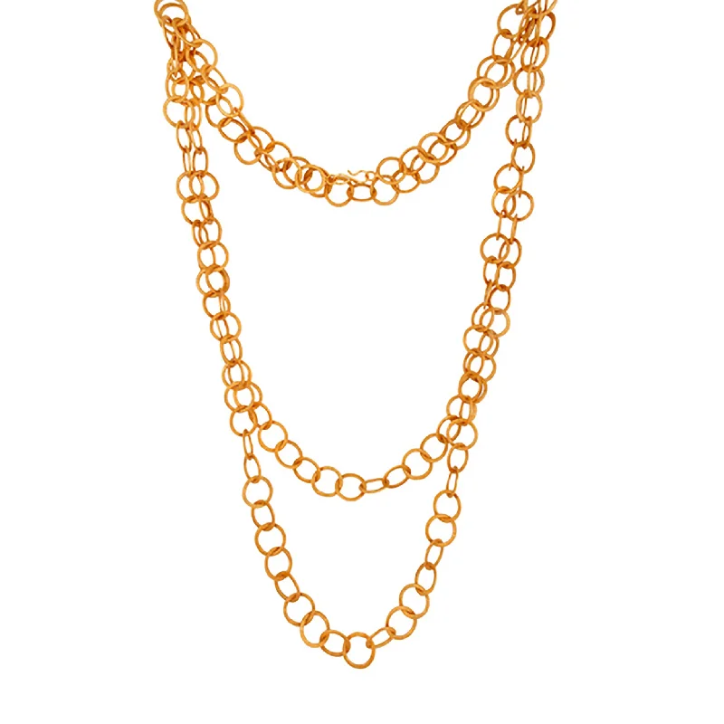 handcrafted gold necklaces for women-Infinity Chain Necklace