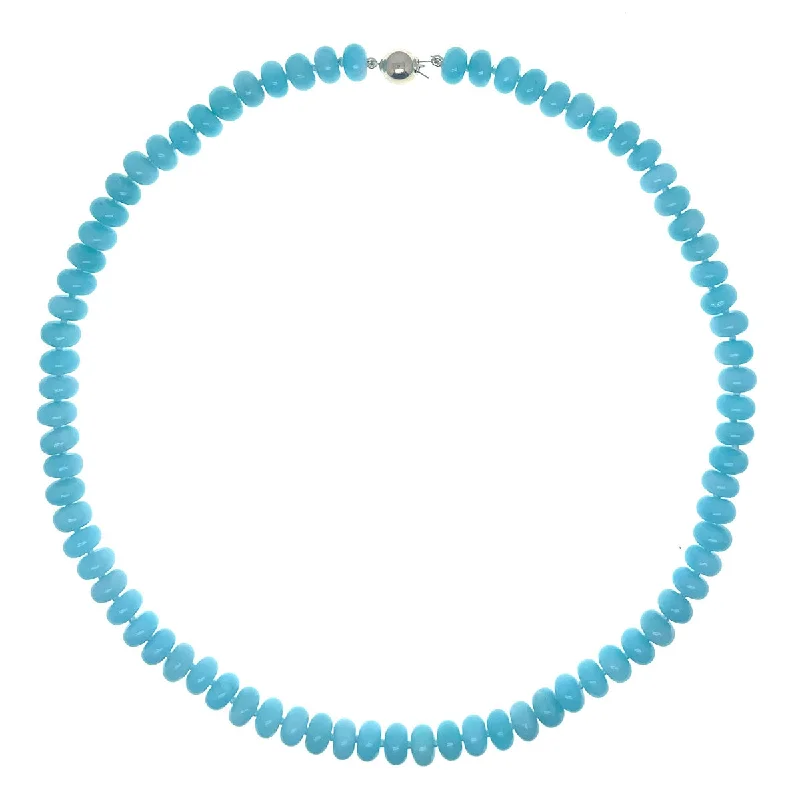 delicate diamond necklaces for women-Beaded Amazonite Necklace