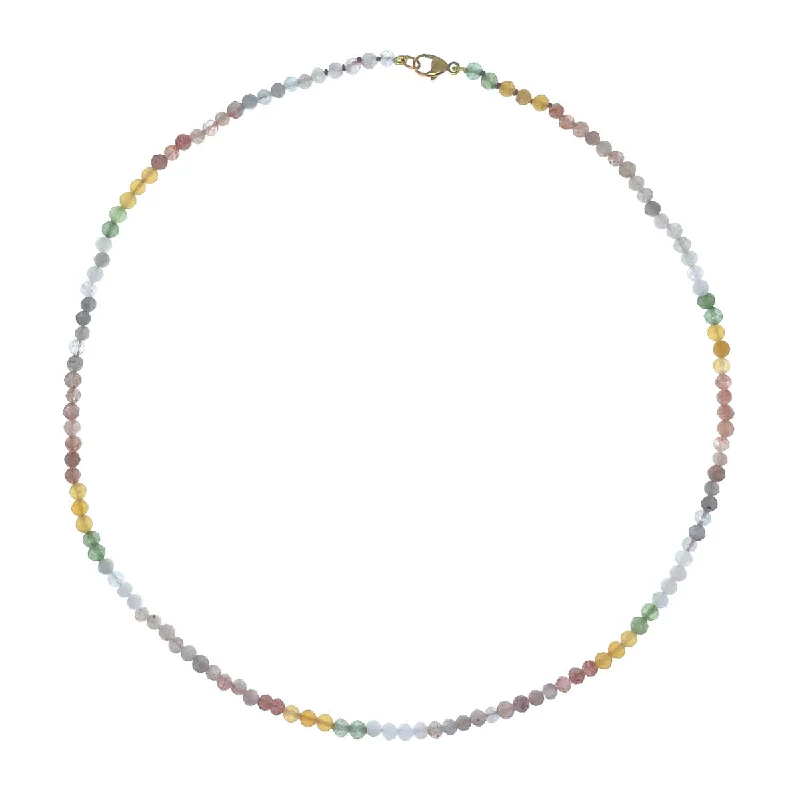 classic choker necklaces for women-Rainbow Bright Necklace - Apricot Crisp