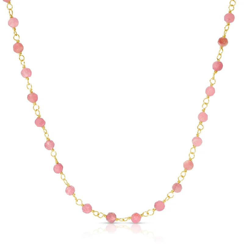 radiant gold necklaces for women-The Peony Bouquet Necklace