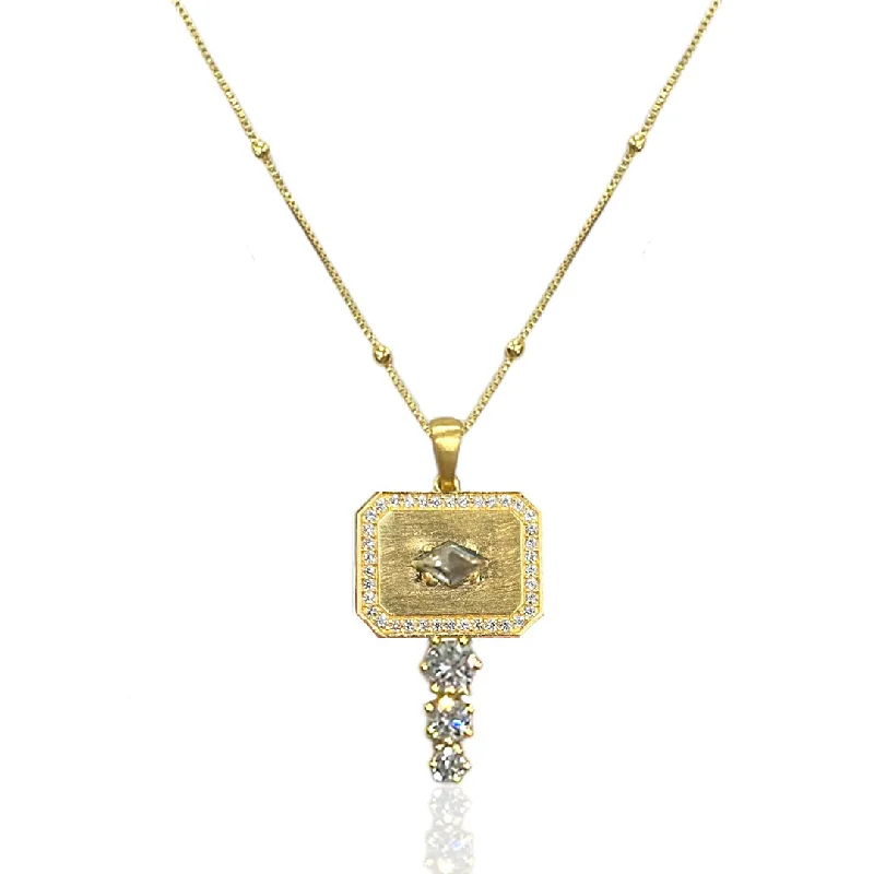 matching gold necklaces for women-GOLD DALIA NECKLACE