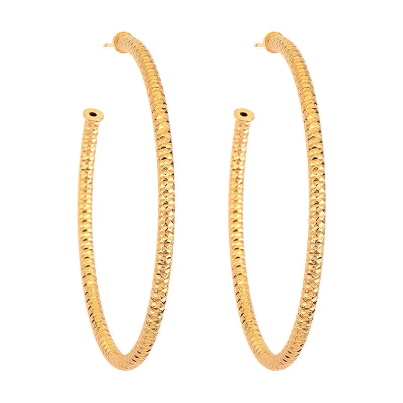 luxury gemstone earrings for women-Yellow Gold Plated Adeline Earrings