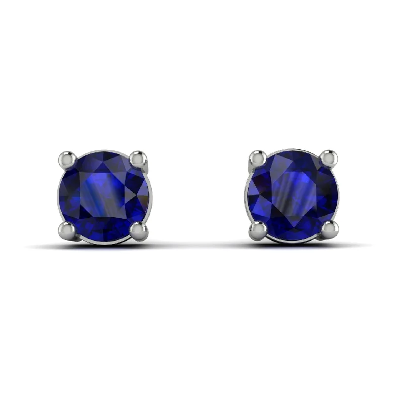 bold hoop earrings for women-.25ct Sapphire Earrings - Maci No. 15