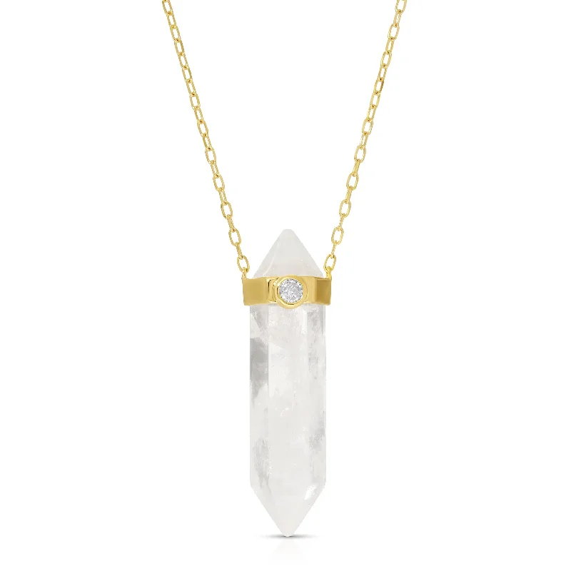 minimalist diamond necklaces for women-The Clarity Retreat Necklace