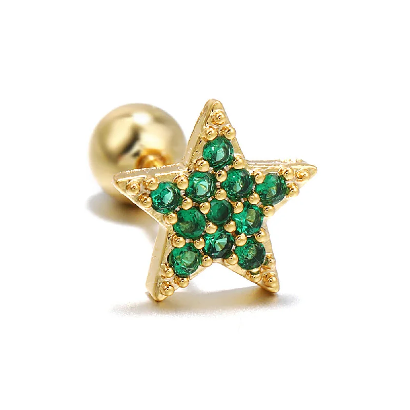 Five-Pointed Star Green