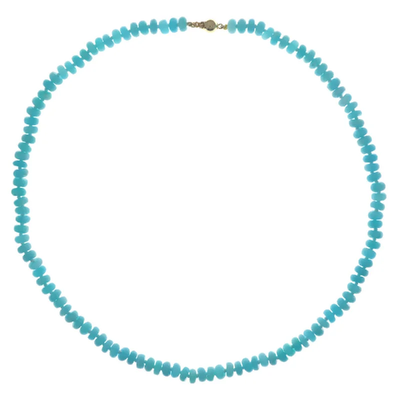 contemporary chain necklaces for women-Beaded Small Amazonite Necklace