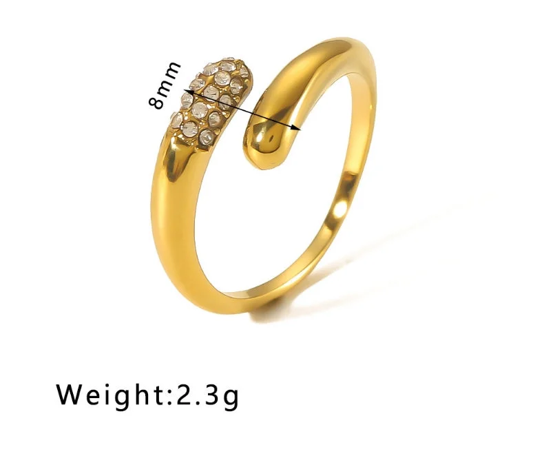 Golden Open Ring