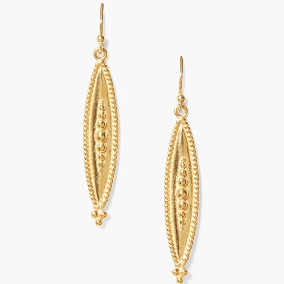 delicate pearl drop earrings for women-Odessa Earrings Yellow Gold