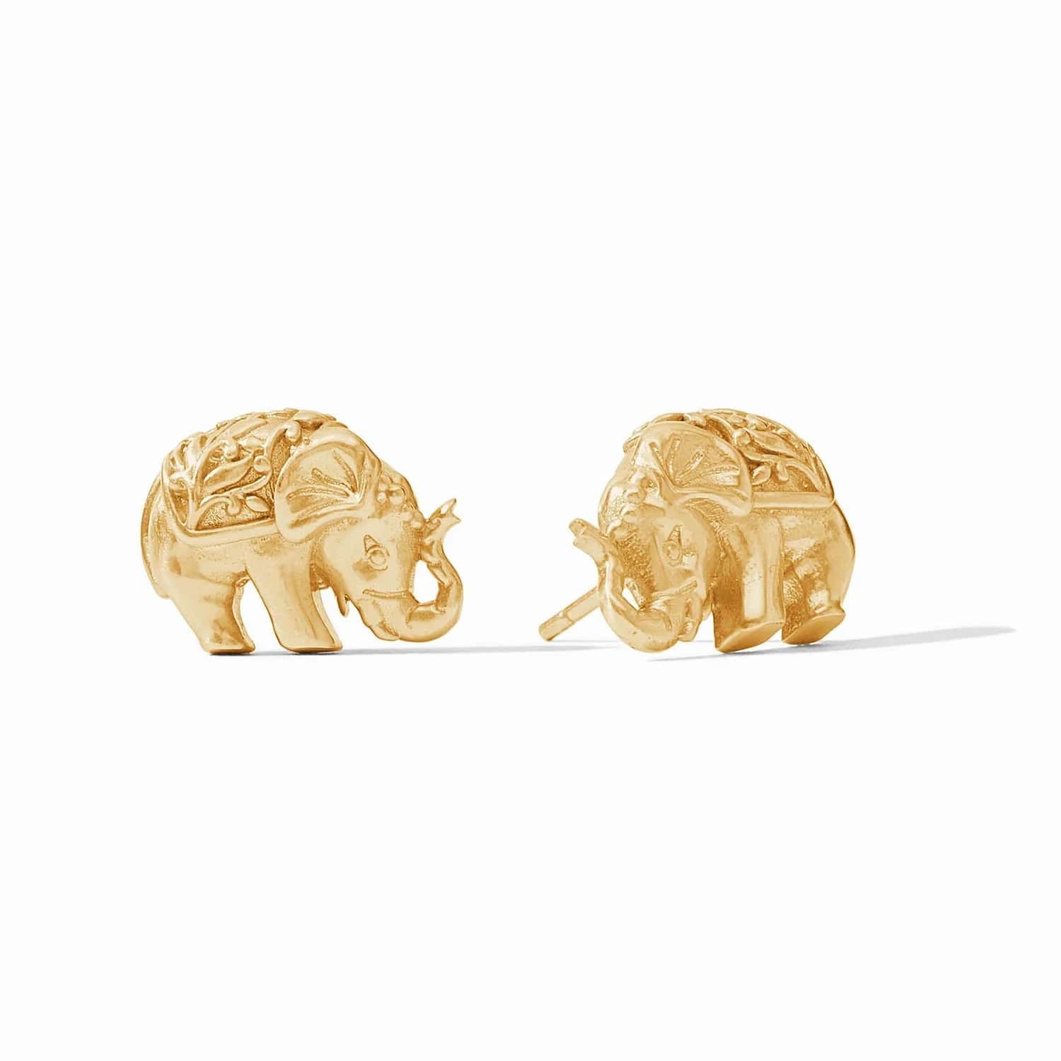 hoop earrings for women-Elephant Stud Earrings