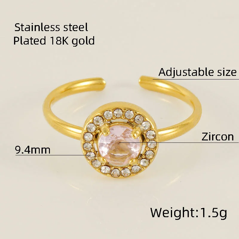 round Ring [Pink Diamond]]