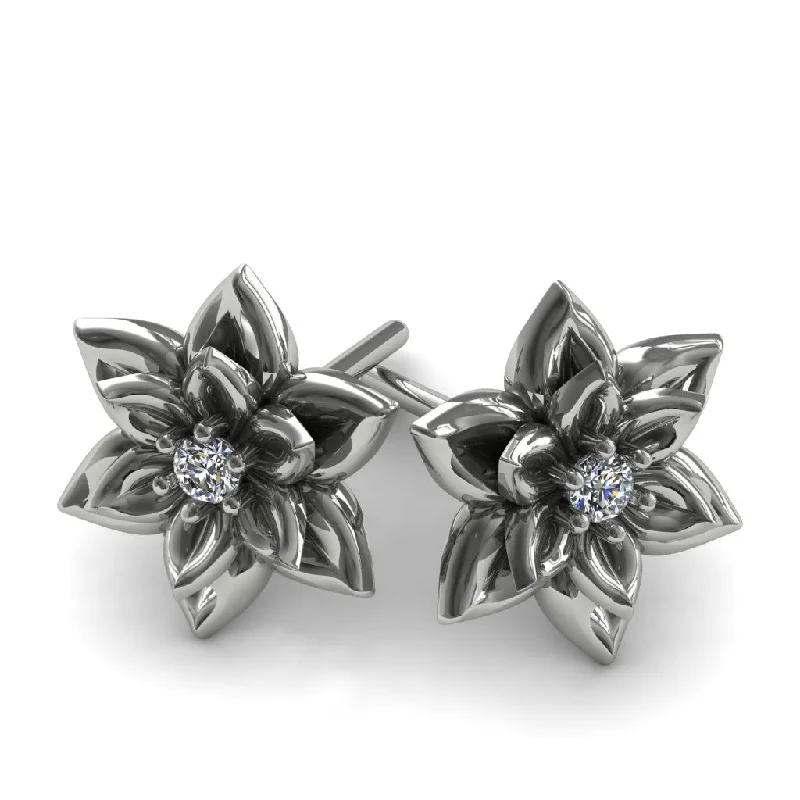 gorgeous earrings for women-The Lotus Earrings- Lotus no. 3