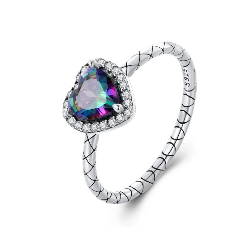 Retro Heart Ring-8