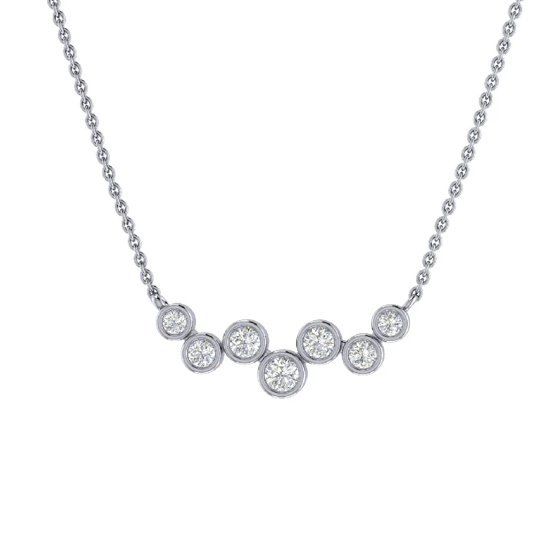 glittering diamond necklaces for women-Gaia I