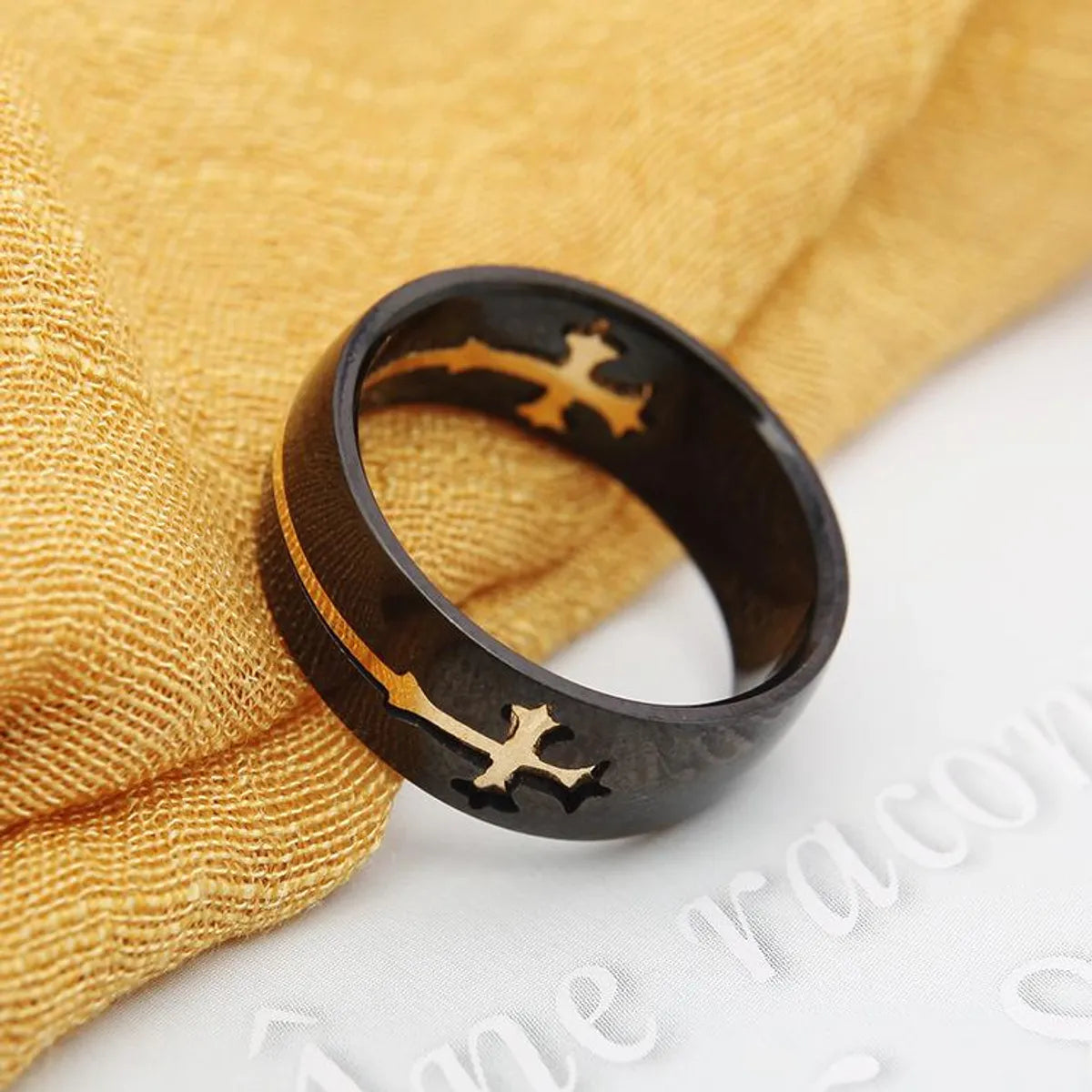 Black Gold Cross