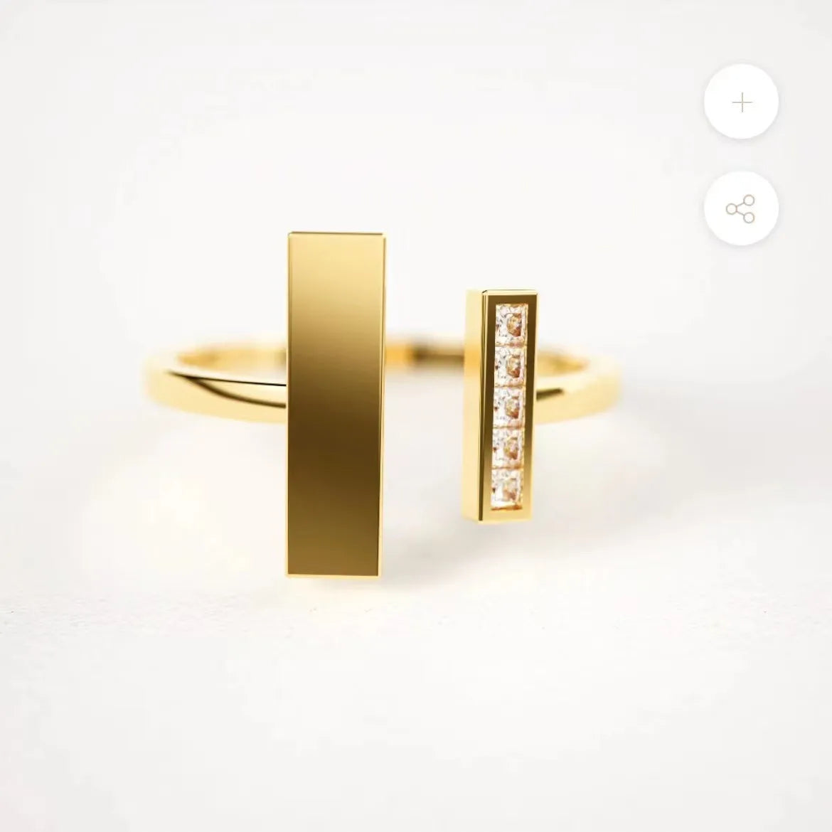 18K Yellow Gold Ring