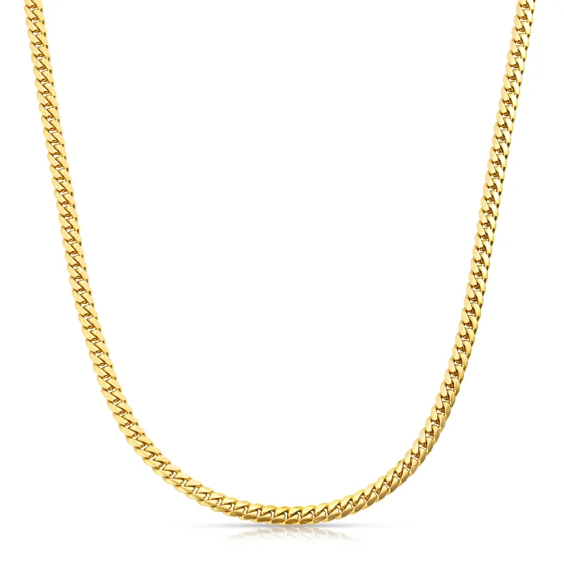 timeless diamond necklaces for women-Chic Cuban Curb Chain