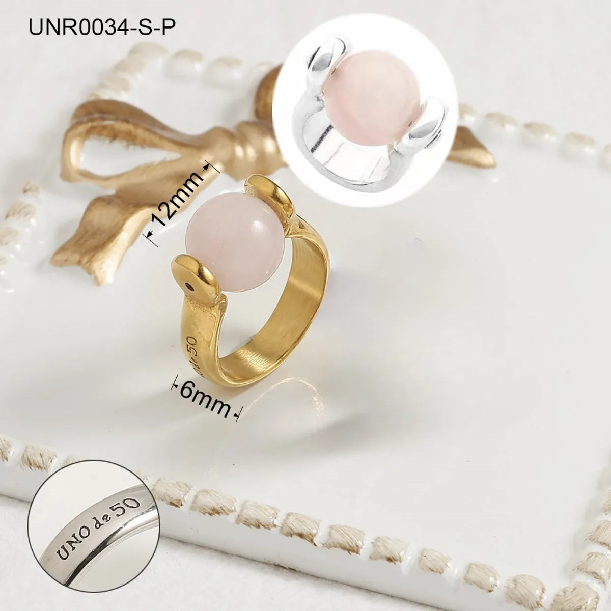 Pink Freshwater Pearl Gold