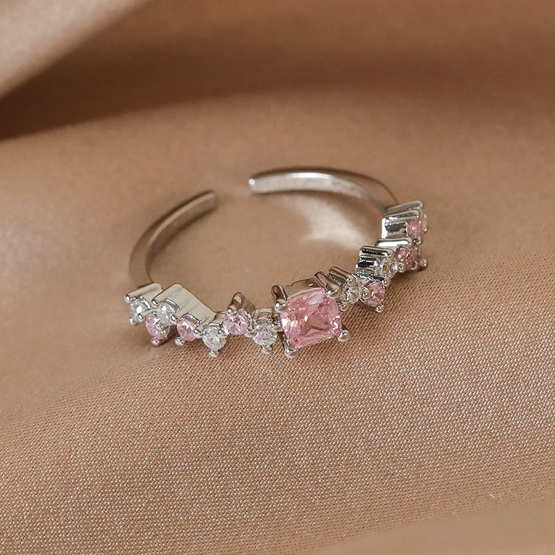 2# 24814b Wicker Pink Zirconium (Silver)