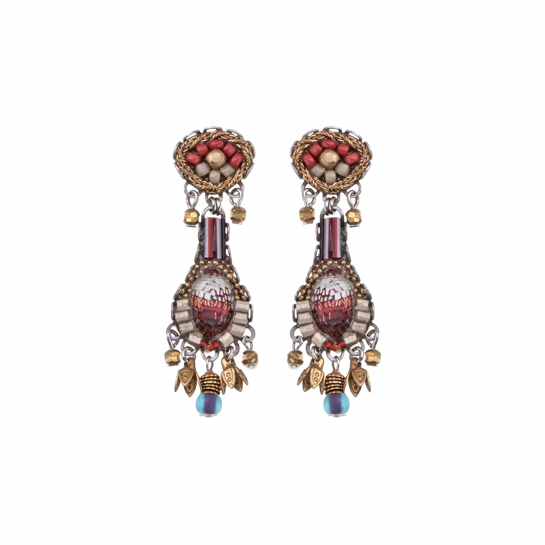 modern pearl drop earrings for women-Desert Landscape Harmony Earrings