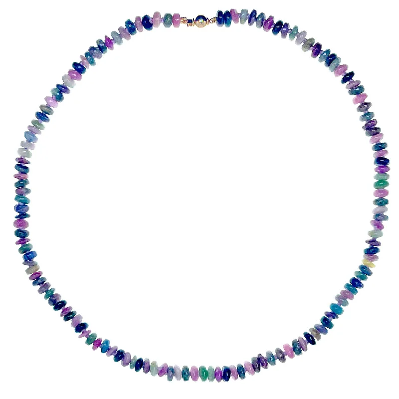 matching gold necklaces for women-Beaded Tourmaline Necklace