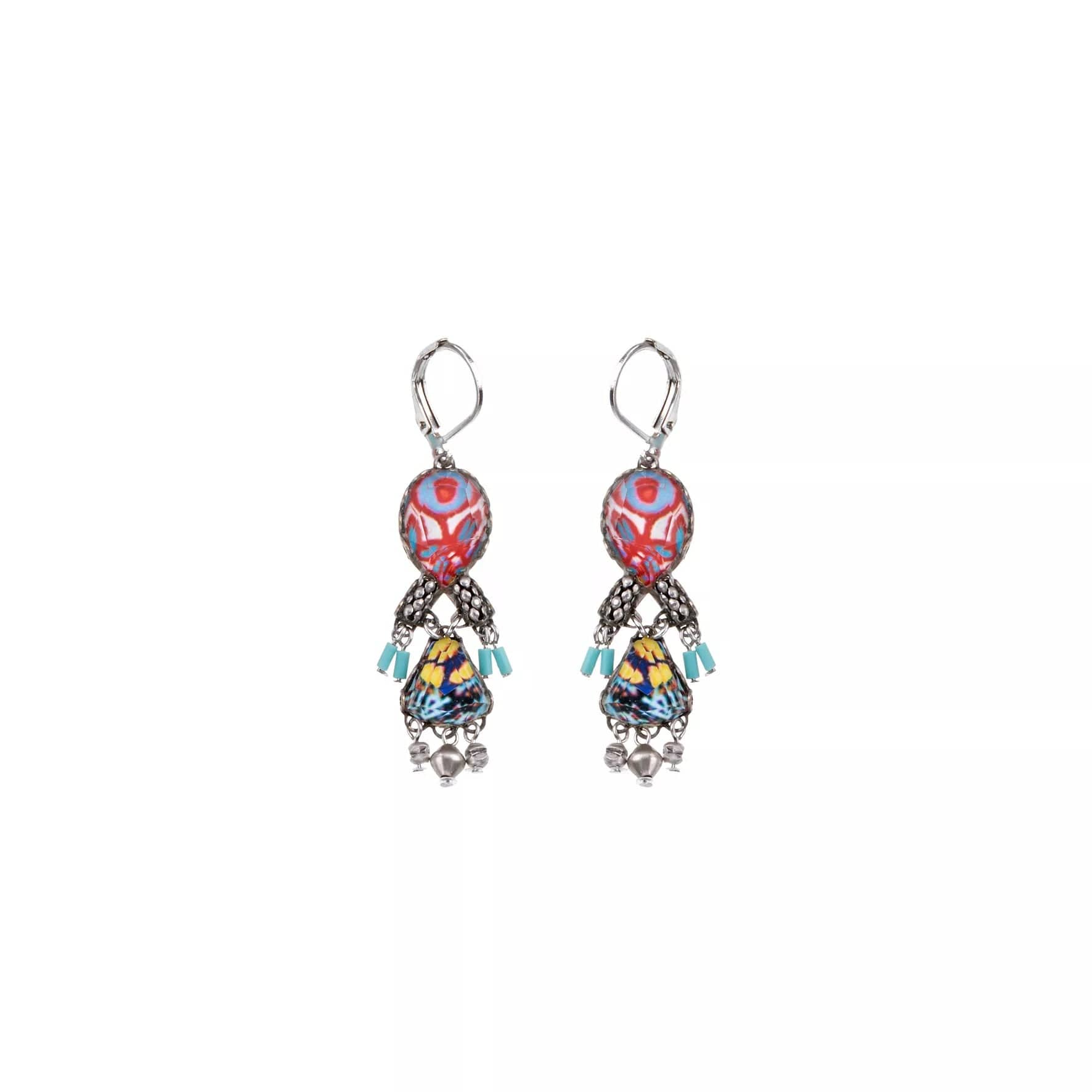 unique drop earrings for women-Carnival Earrings