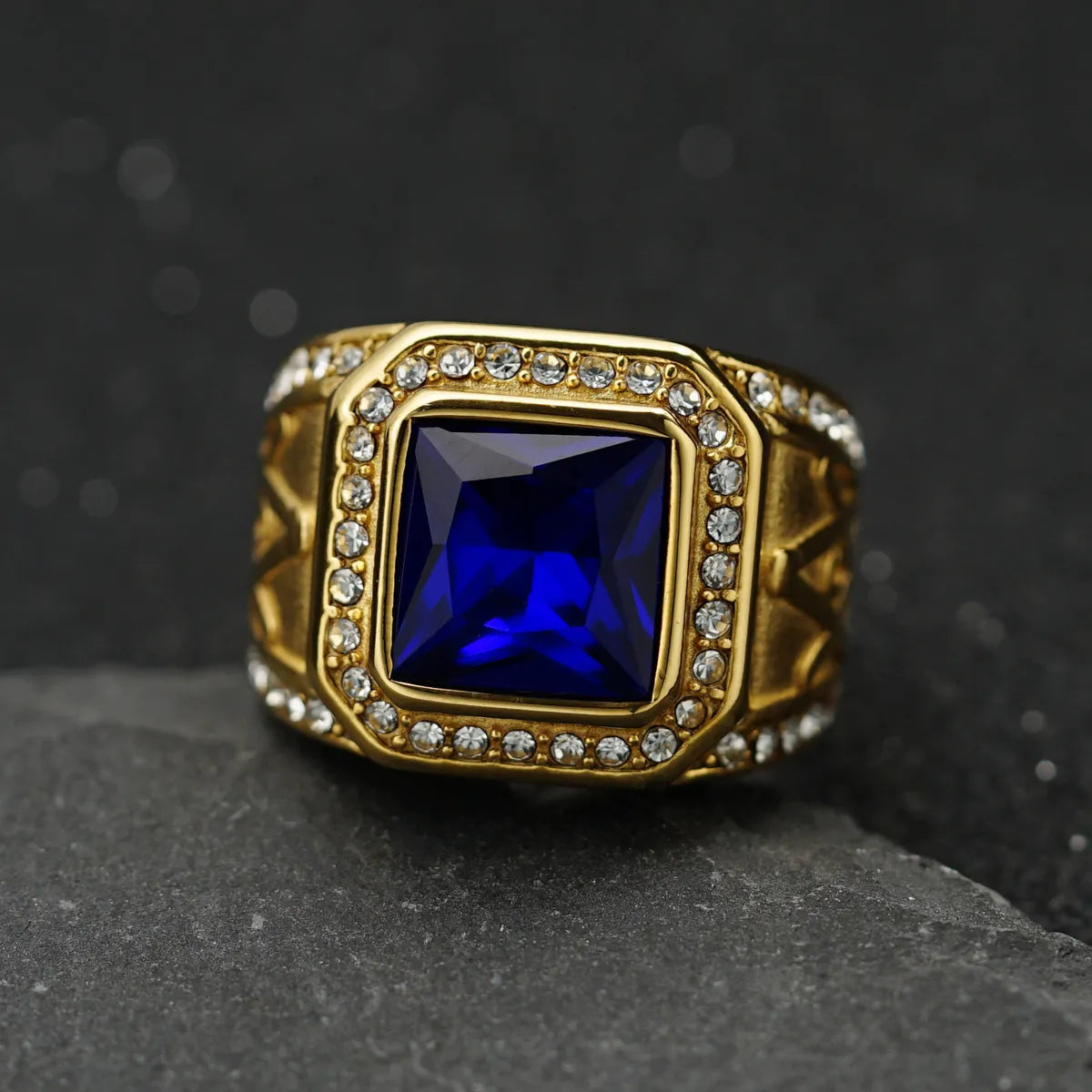 Golden Blue Stone