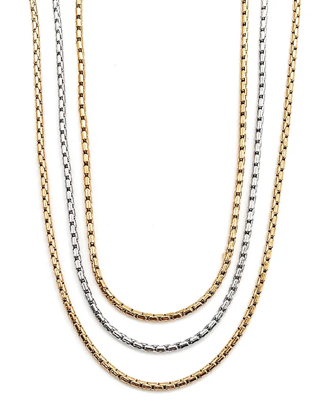 nature-themed necklaces for women-Pendalton Dainty Layering Necklace || Choose Length + Color