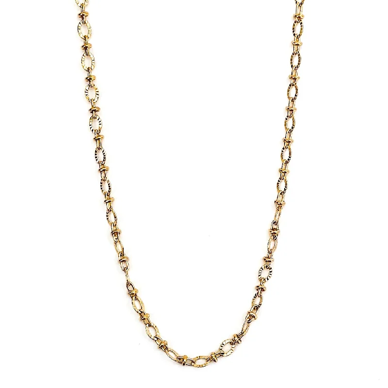 bold statement necklaces for women-Charlotte Gold Layering Chain Necklace