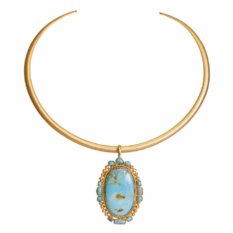 classic gold necklaces for women-Southwestern Pendant