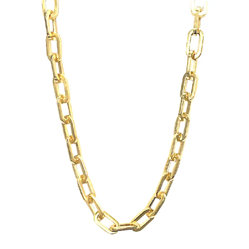 bold silver necklaces for women-GOLD RICO CHAIN NECKLACE