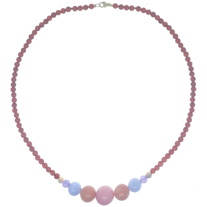 trendy choker necklaces for women-Bubbles of Delight Necklace - Juicy Carnelian