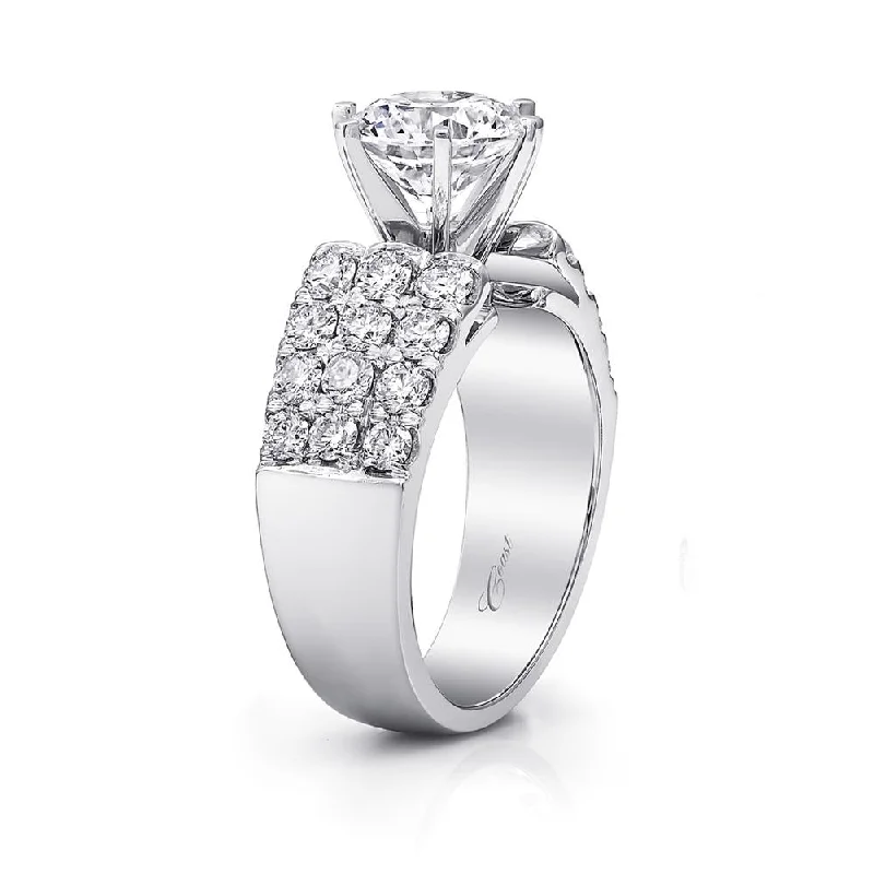 engagement rings with intricate metalwork for women-Engagement ring