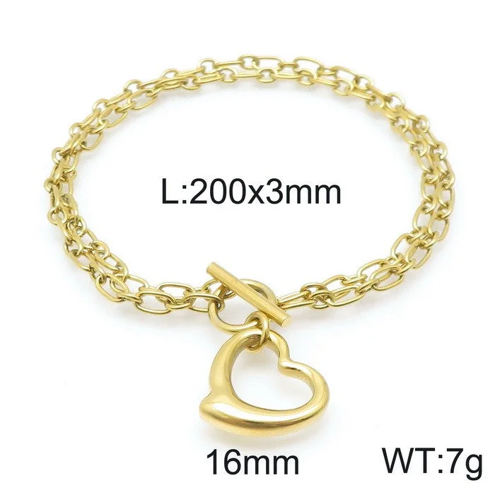 Gold Bracelet KB144273-Z