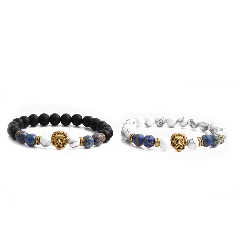 ML-XY000145 146 Lion's Head Bracelet Set