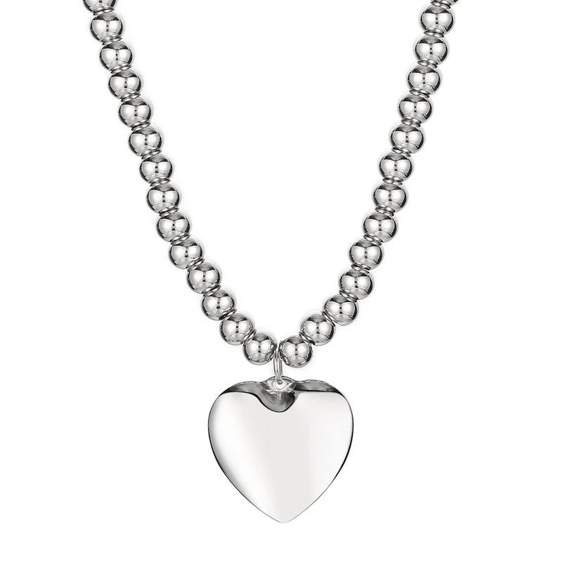 Steel Necklace Kn35706-Z