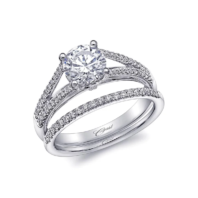 princess cut engagement rings with diamonds for women-Engagement ring