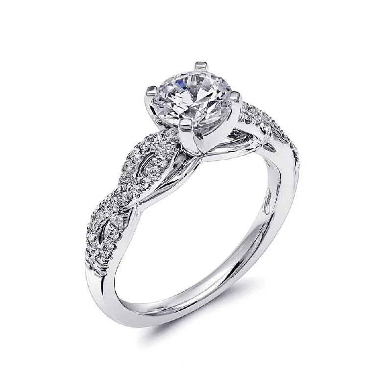 engagement rings with diamonds and sapphires for women-Engagement ring