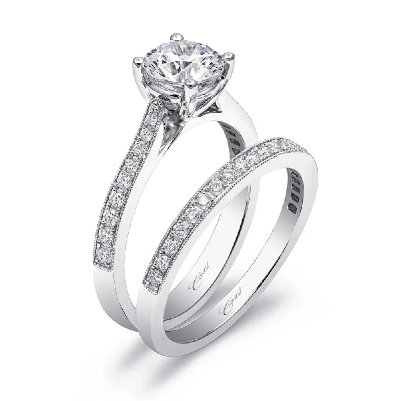 vintage diamond halo engagement rings for women-Engagement ring