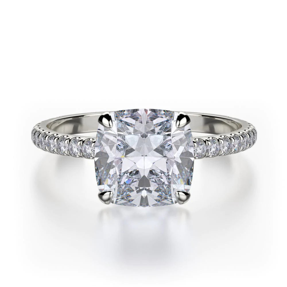 engagement rings with oval diamonds and emerald accents-Crown R724-1.5