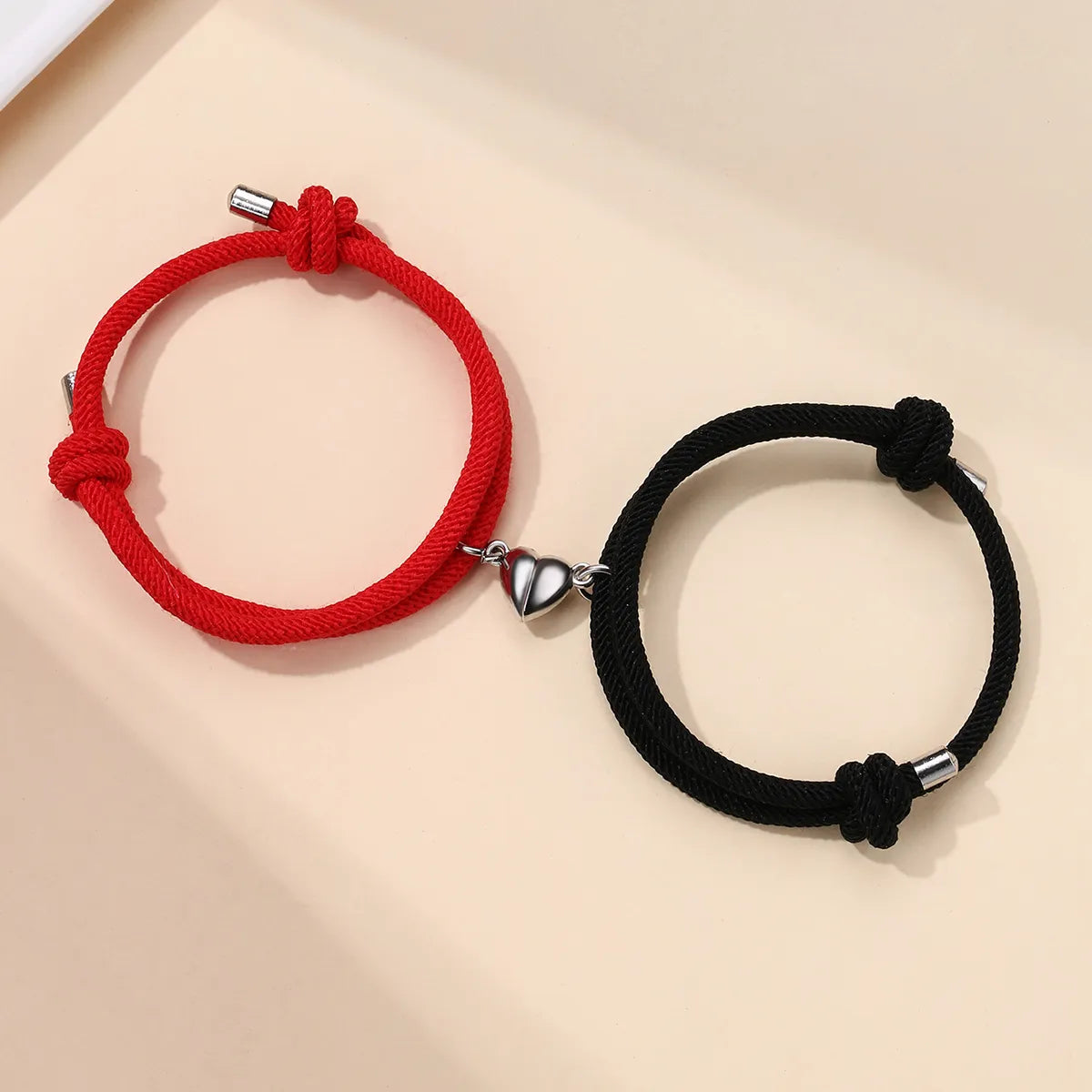 twist bangles for women-Cute Romantic Simple Style Heart Shape Handmade Kid'S Bracelets