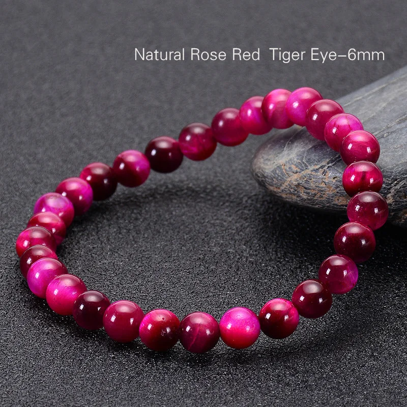 Natural Rose Tigereye (6mm)