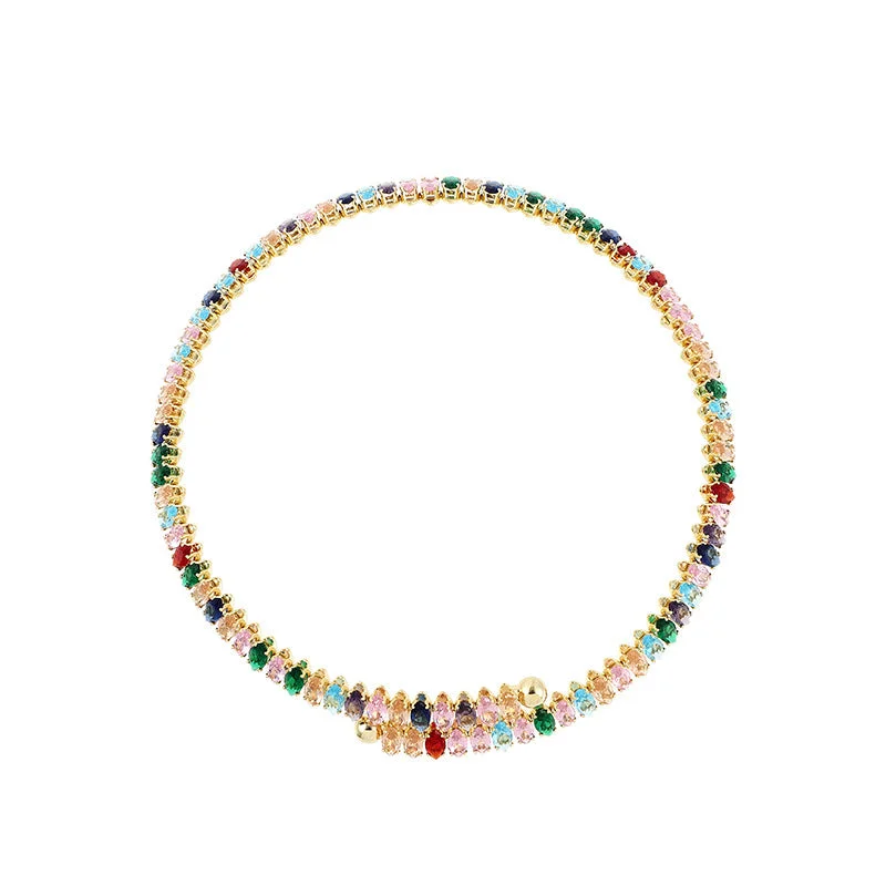 Colored Gold Collar