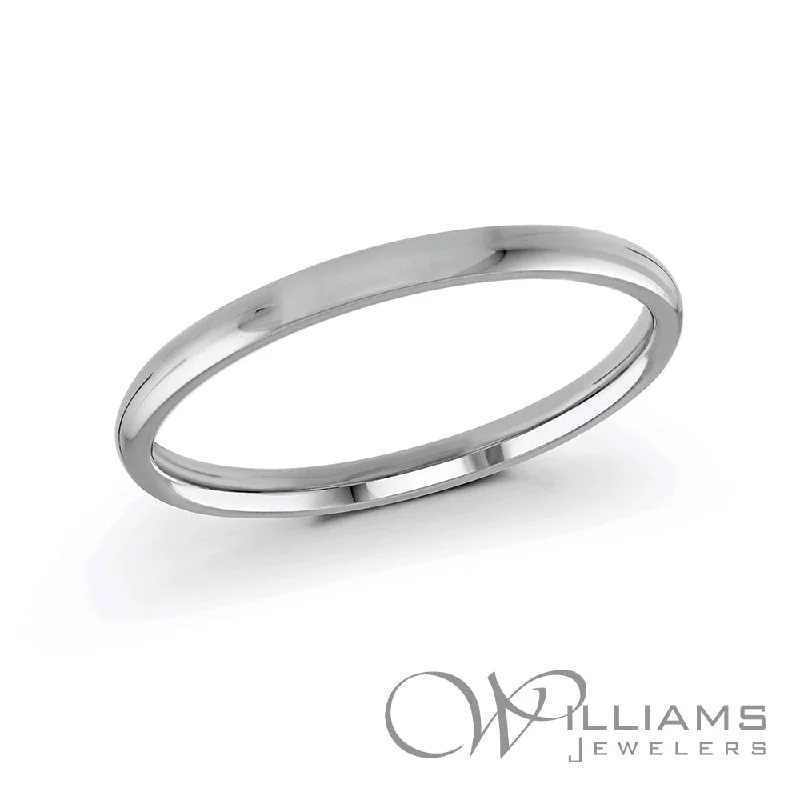 three-stone engagement rings with diamonds for women-Williams Signature 14 Karat Wedding Band