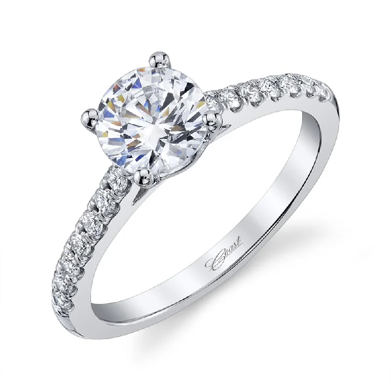 engagement rings with two-tone settings for women-Engagement ring