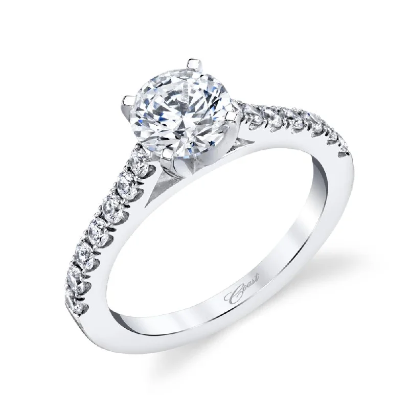 engagement rings with rose-cut diamonds for women-Engagement ring